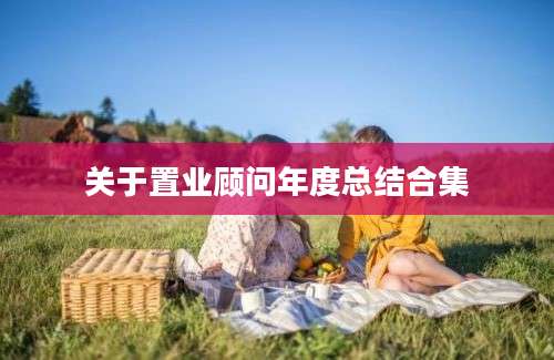关于置业顾问年度总结合集