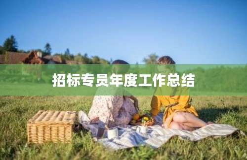 招标专员年度工作总结