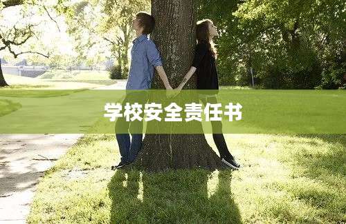 学校安全责任书