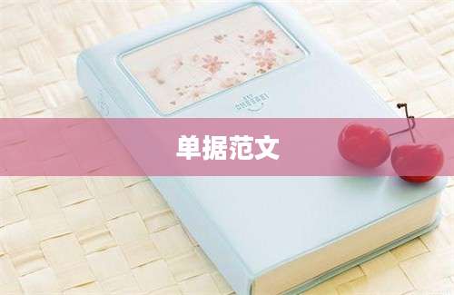 单据范文