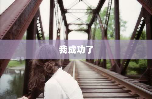 我成功了