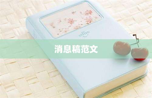 消息稿范文