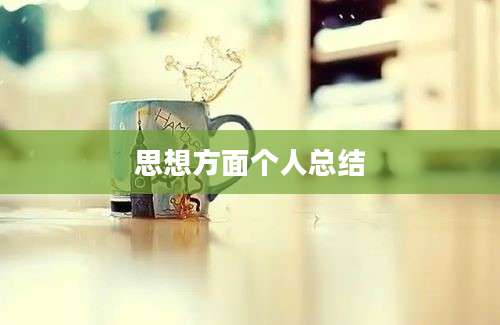 思想方面个人总结