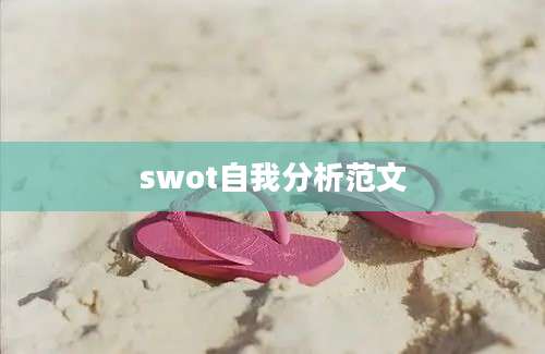swot自我分析范文