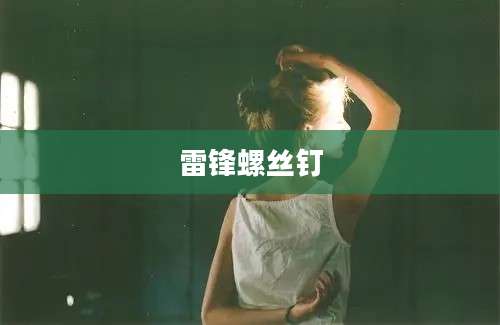 雷锋螺丝钉