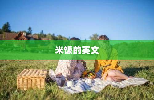 米饭的英文
