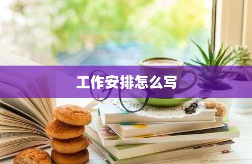 工作安排怎么写
