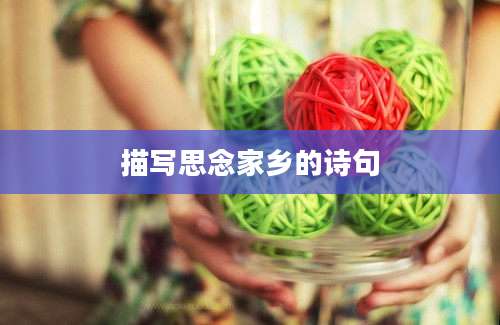 描写思念家乡的诗句
