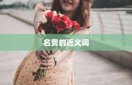 名贵的近义词