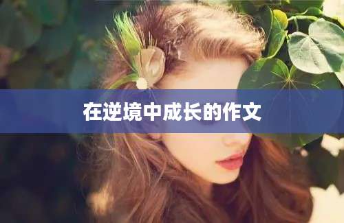 在逆境中成长的作文