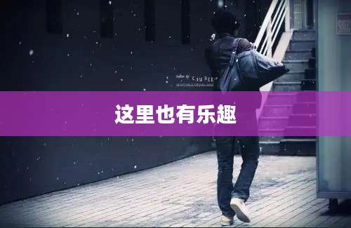 这里也有乐趣