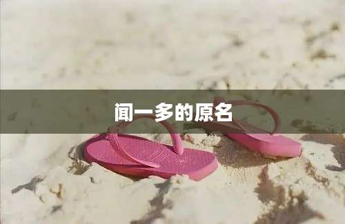 闻一多的原名
