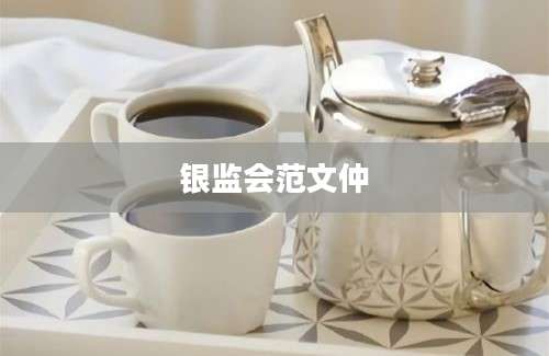 银监会范文仲