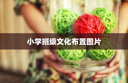 小学班级文化布置图片