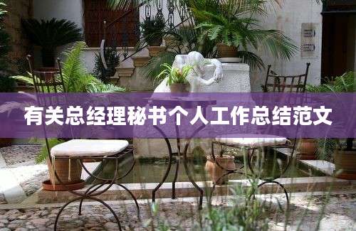 有关总经理秘书个人工作总结范文