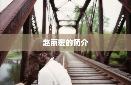 赵丽宏的简介