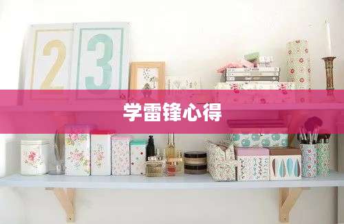 学雷锋心得