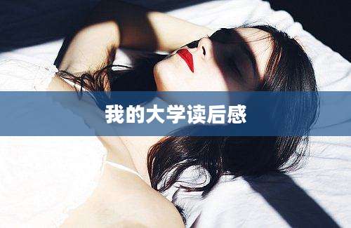 我的大学读后感
