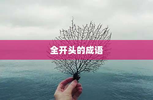 全开头的成语