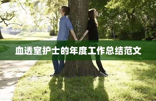 血透室护士的年度工作总结范文