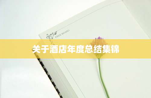 关于酒店年度总结集锦