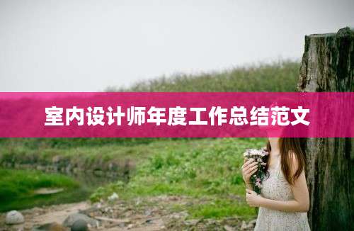 室内设计师年度工作总结范文