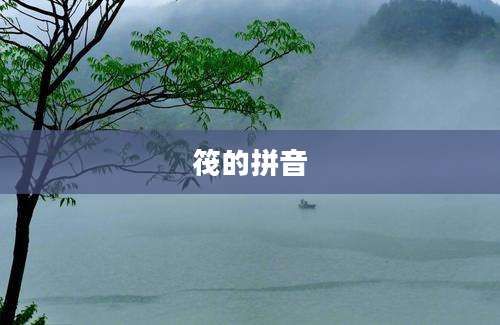 筏的拼音