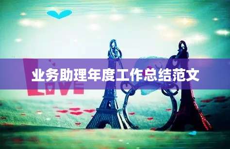 业务助理年度工作总结范文