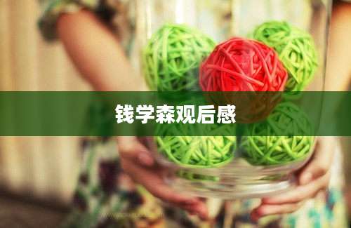 钱学森观后感