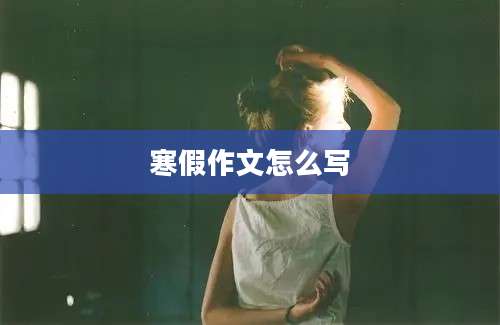 寒假作文怎么写