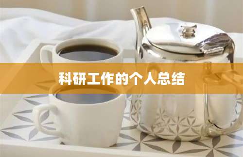 科研工作的个人总结