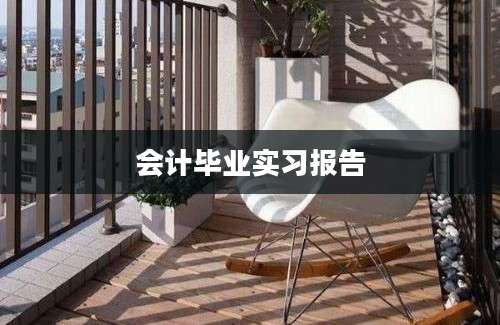 会计毕业实习报告