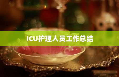 ICU护理人员工作总结