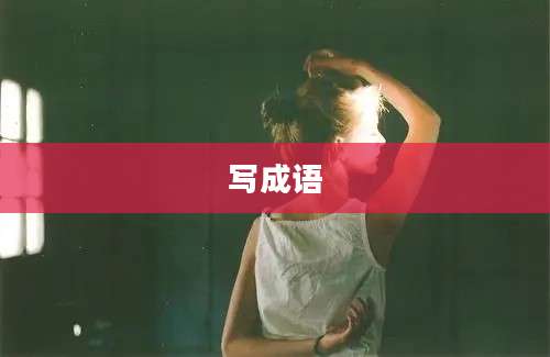 写成语