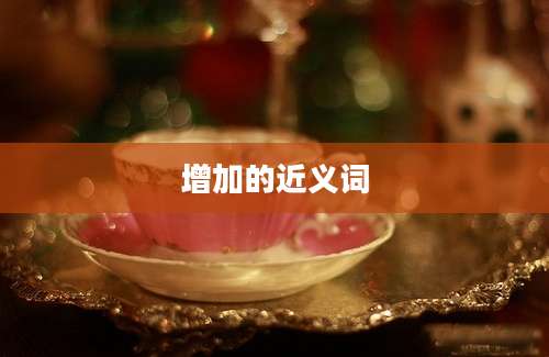增加的近义词