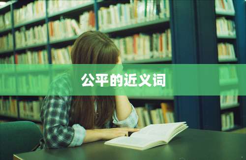 公平的近义词
