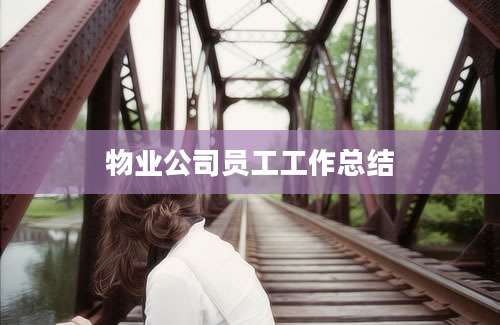 物业公司员工工作总结