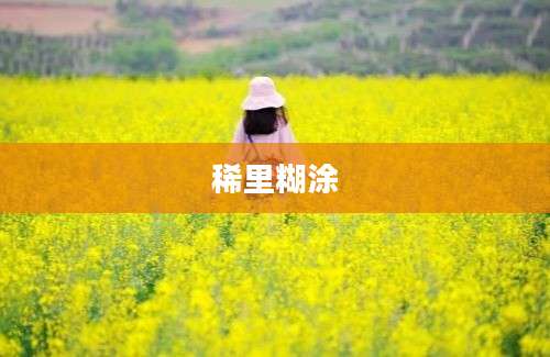 稀里糊涂