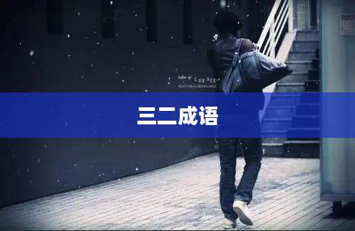 三二成语