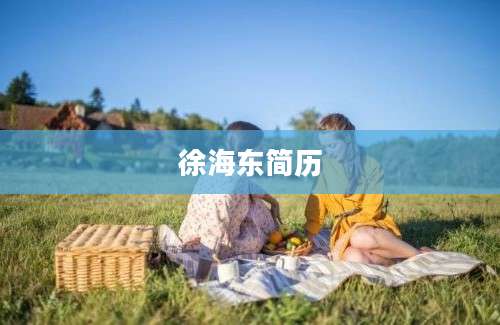 徐海东简历