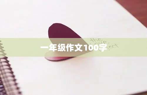 一年级作文100字