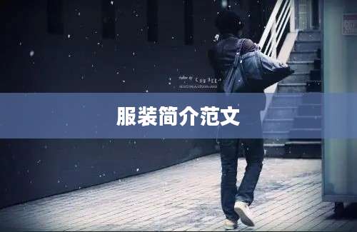 服装简介范文