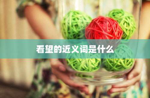 看望的近义词是什么