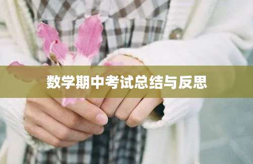 数学期中考试总结与反思