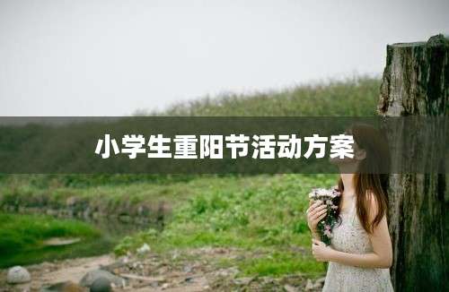 小学生重阳节活动方案