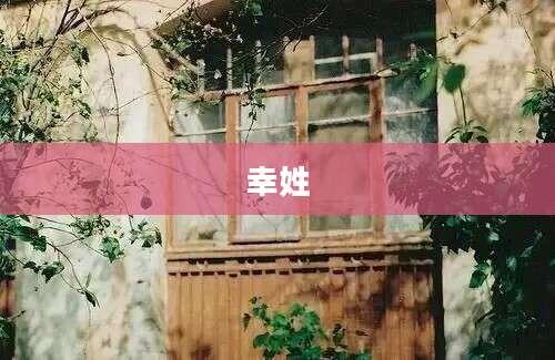幸姓