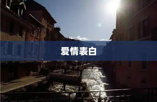 爱情表白