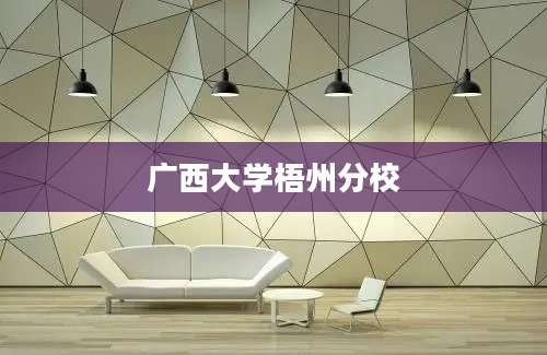 广西大学梧州分校