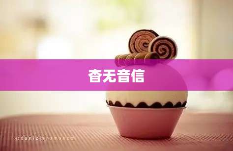 杳无音信