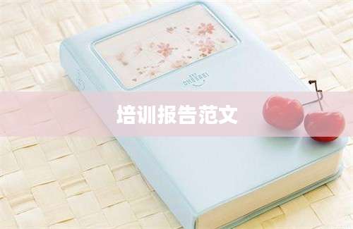 培训报告范文